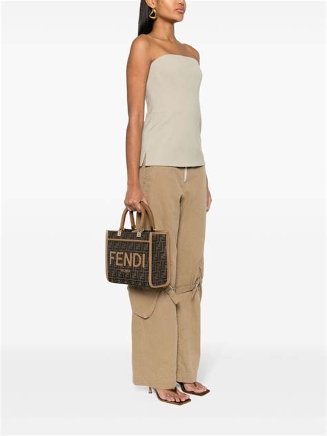 fendi small sunshine tote